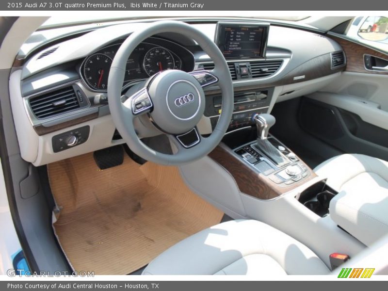  2015 A7 3.0T quattro Premium Plus Titanium Gray Interior