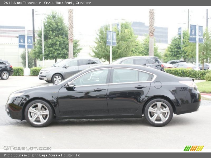 Crystal Black Pearl / Graystone 2014 Acura TL Advance