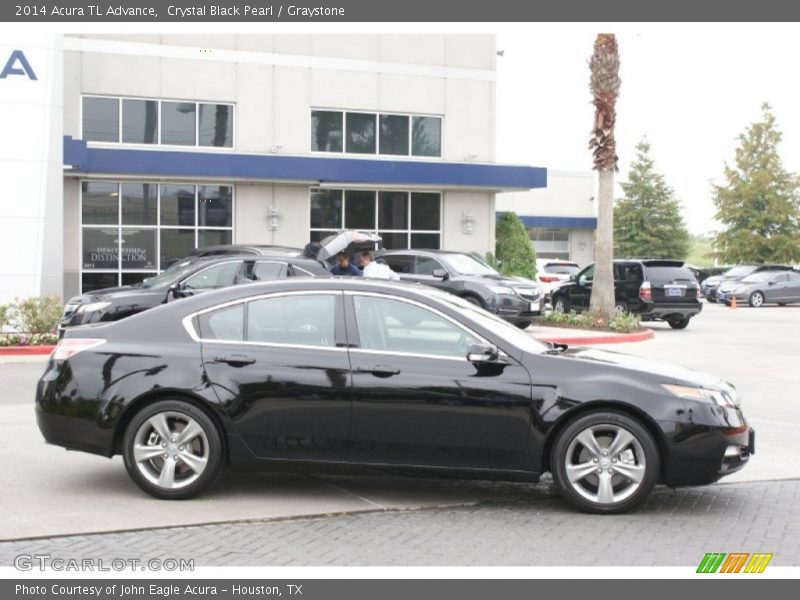Crystal Black Pearl / Graystone 2014 Acura TL Advance
