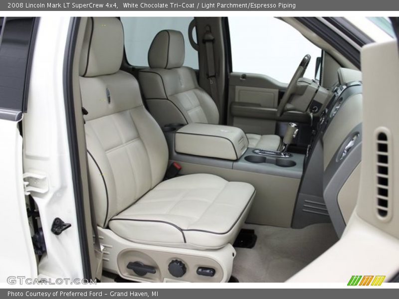 White Chocolate Tri-Coat / Light Parchment/Espresso Piping 2008 Lincoln Mark LT SuperCrew 4x4