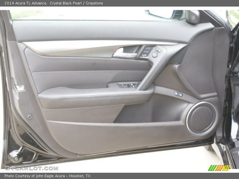 Crystal Black Pearl / Graystone 2014 Acura TL Advance