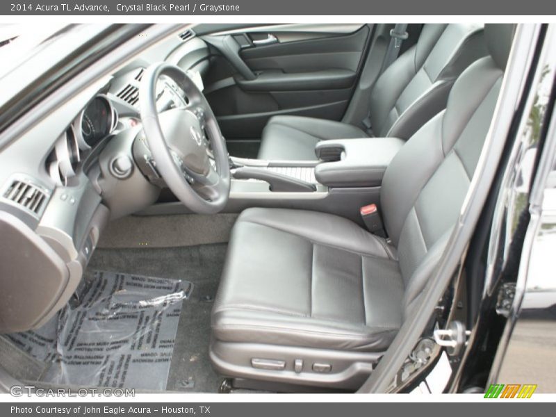 Crystal Black Pearl / Graystone 2014 Acura TL Advance