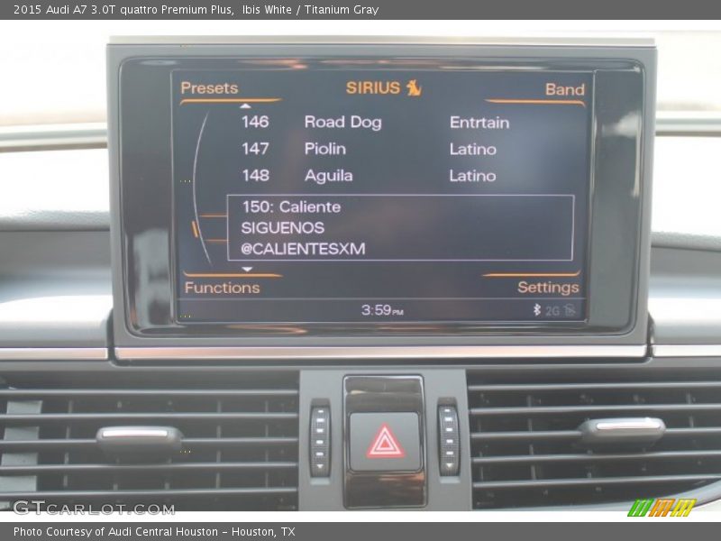 Ibis White / Titanium Gray 2015 Audi A7 3.0T quattro Premium Plus