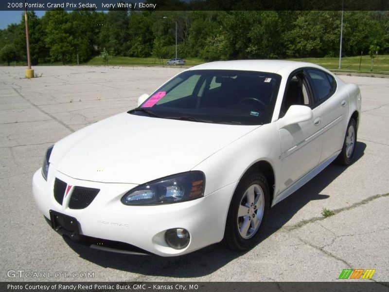 Ivory White / Ebony 2008 Pontiac Grand Prix Sedan