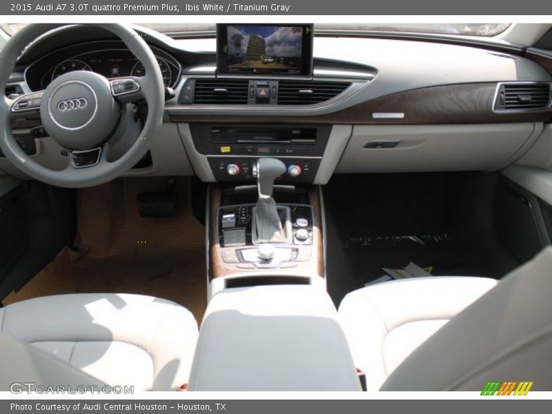 Ibis White / Titanium Gray 2015 Audi A7 3.0T quattro Premium Plus