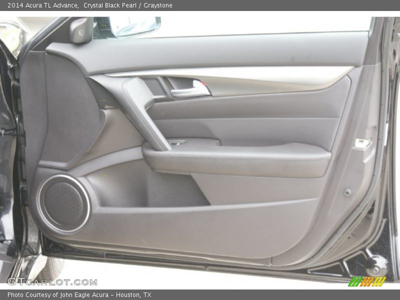 Crystal Black Pearl / Graystone 2014 Acura TL Advance