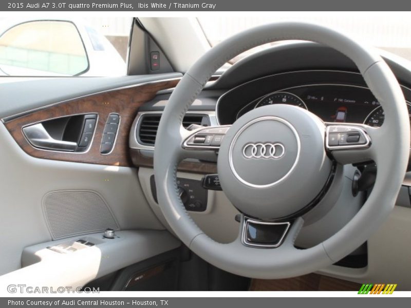 Ibis White / Titanium Gray 2015 Audi A7 3.0T quattro Premium Plus