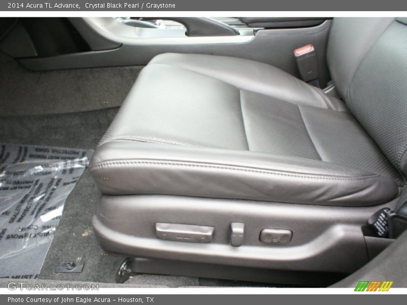 Crystal Black Pearl / Graystone 2014 Acura TL Advance
