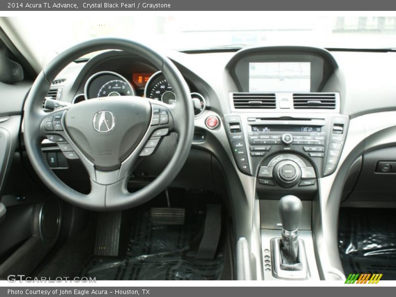 Crystal Black Pearl / Graystone 2014 Acura TL Advance