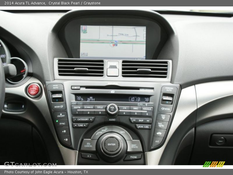Crystal Black Pearl / Graystone 2014 Acura TL Advance