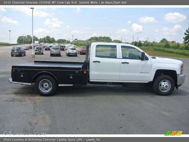 Summit White / Jet Black/Dark Ash 2015 Chevrolet Silverado 3500HD WT Crew Cab 4x4