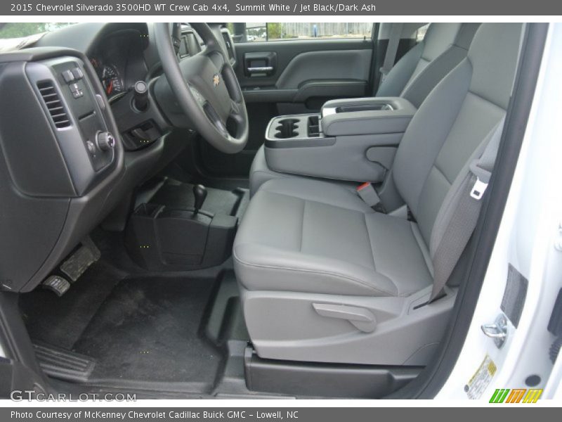 Summit White / Jet Black/Dark Ash 2015 Chevrolet Silverado 3500HD WT Crew Cab 4x4