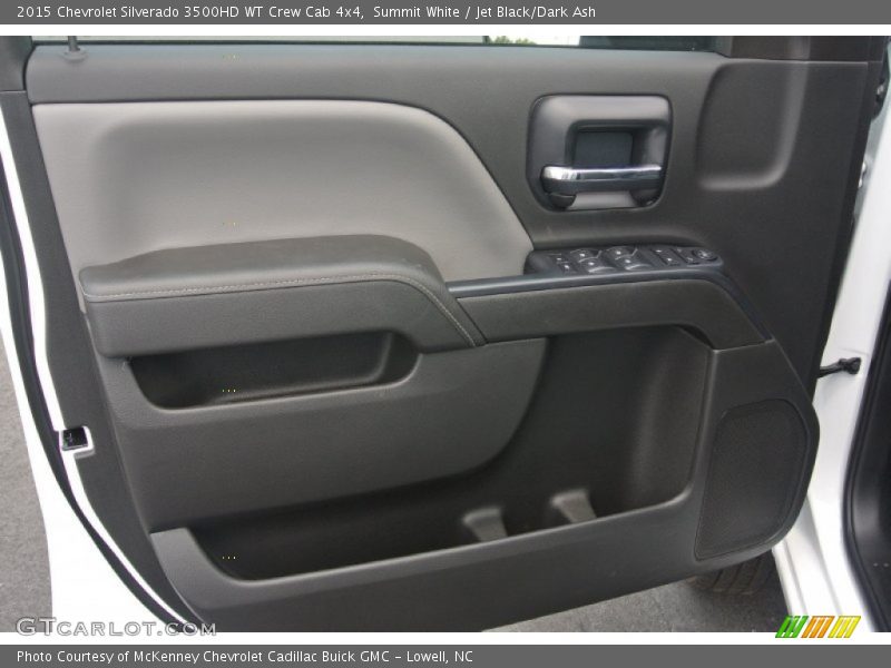 Summit White / Jet Black/Dark Ash 2015 Chevrolet Silverado 3500HD WT Crew Cab 4x4