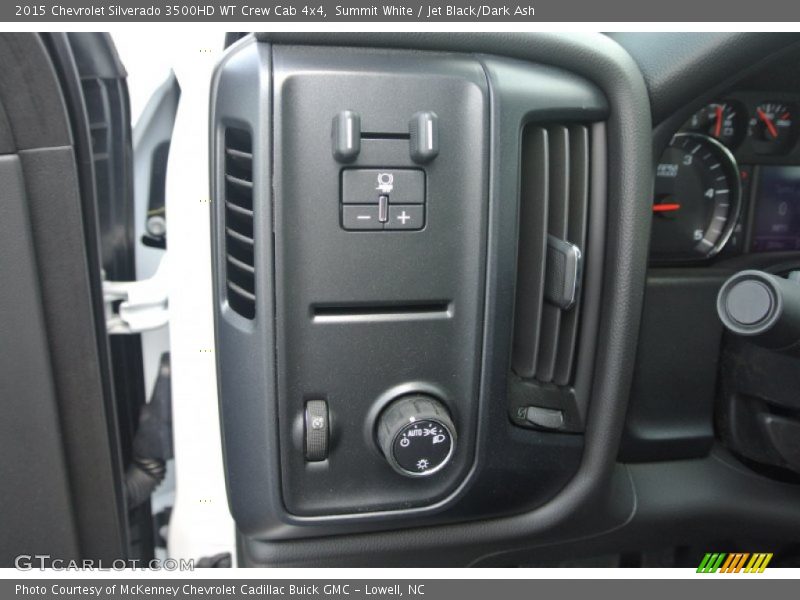 Summit White / Jet Black/Dark Ash 2015 Chevrolet Silverado 3500HD WT Crew Cab 4x4