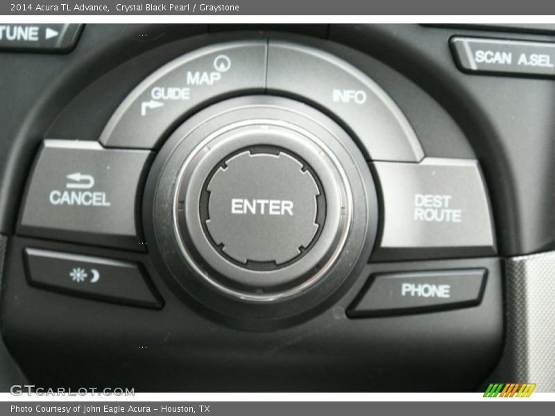 Crystal Black Pearl / Graystone 2014 Acura TL Advance
