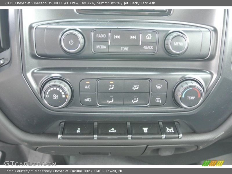 Summit White / Jet Black/Dark Ash 2015 Chevrolet Silverado 3500HD WT Crew Cab 4x4