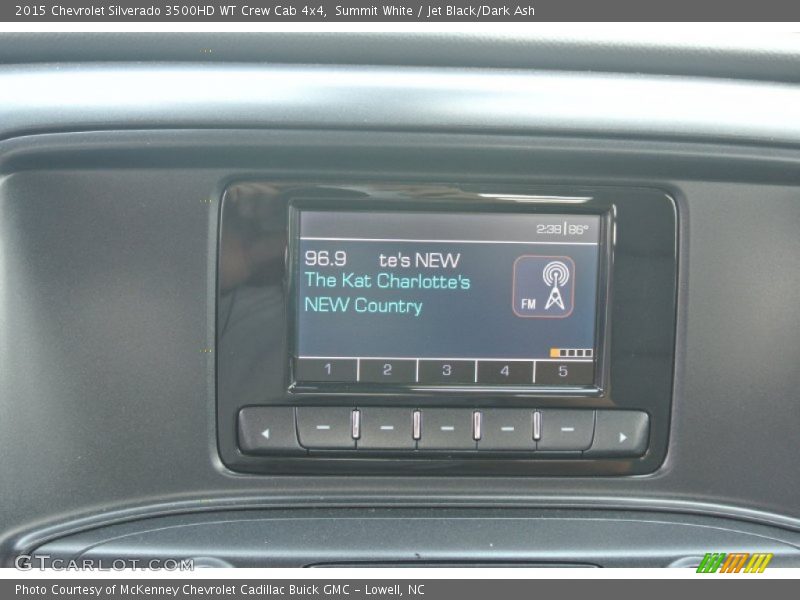 Summit White / Jet Black/Dark Ash 2015 Chevrolet Silverado 3500HD WT Crew Cab 4x4
