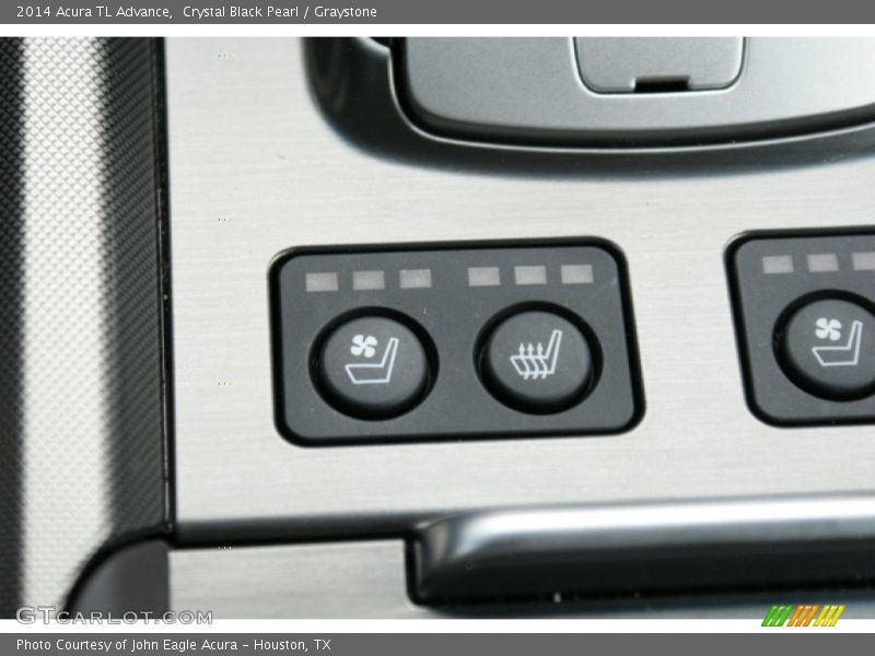 Crystal Black Pearl / Graystone 2014 Acura TL Advance