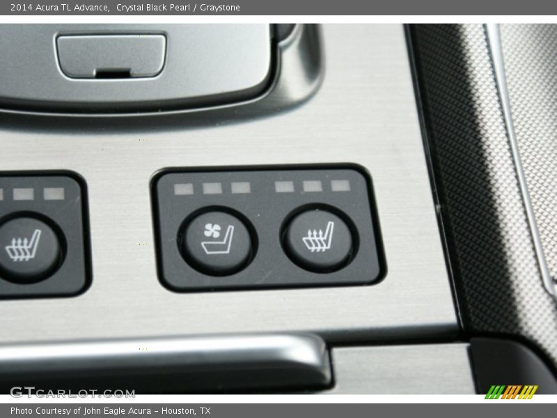 Crystal Black Pearl / Graystone 2014 Acura TL Advance