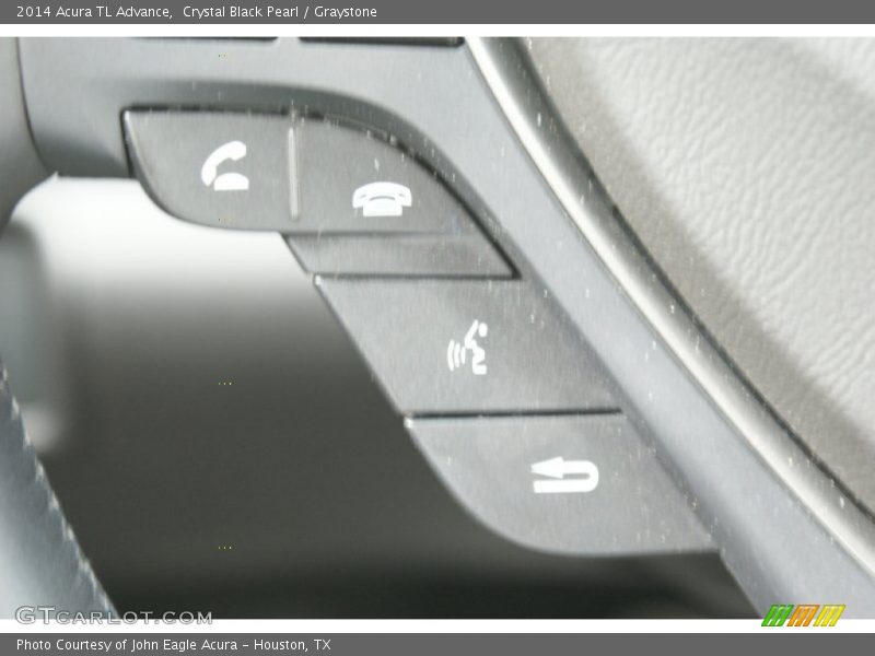 Crystal Black Pearl / Graystone 2014 Acura TL Advance
