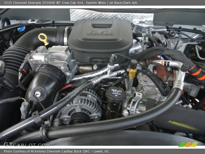 Summit White / Jet Black/Dark Ash 2015 Chevrolet Silverado 3500HD WT Crew Cab 4x4