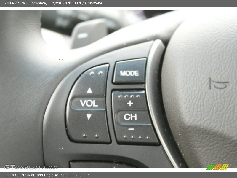 Crystal Black Pearl / Graystone 2014 Acura TL Advance