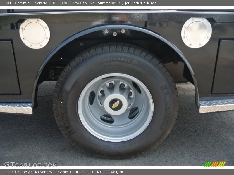 Summit White / Jet Black/Dark Ash 2015 Chevrolet Silverado 3500HD WT Crew Cab 4x4