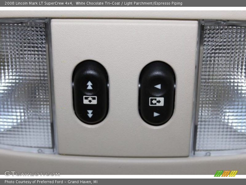 White Chocolate Tri-Coat / Light Parchment/Espresso Piping 2008 Lincoln Mark LT SuperCrew 4x4