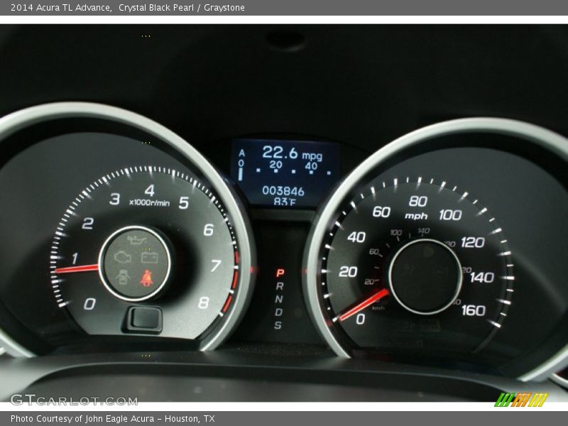 Crystal Black Pearl / Graystone 2014 Acura TL Advance