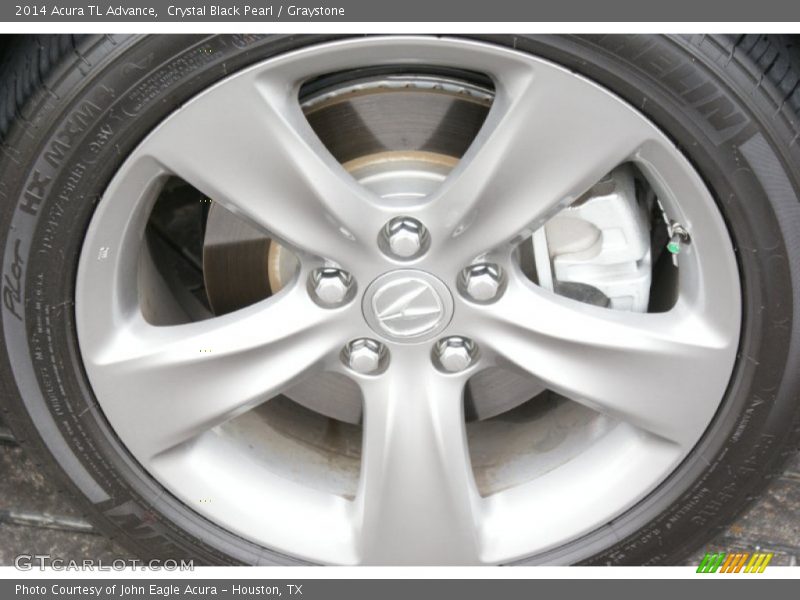 Crystal Black Pearl / Graystone 2014 Acura TL Advance