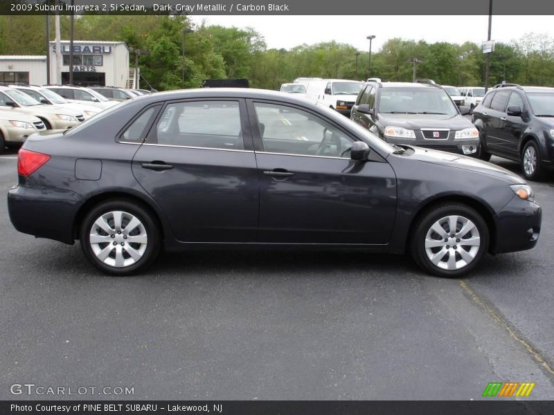 Dark Gray Metallic / Carbon Black 2009 Subaru Impreza 2.5i Sedan