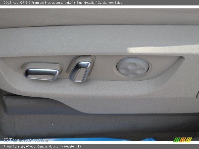 Atlantis Blue Metallic / Cardamom Beige 2015 Audi Q7 3.0 Premium Plus quattro