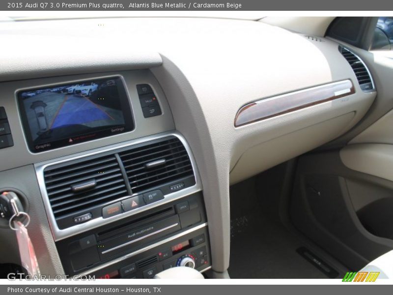 Atlantis Blue Metallic / Cardamom Beige 2015 Audi Q7 3.0 Premium Plus quattro
