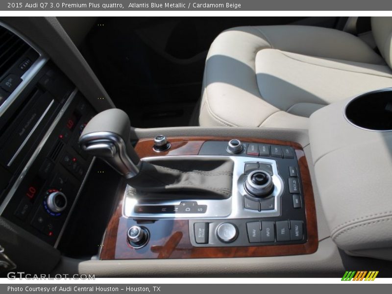 Atlantis Blue Metallic / Cardamom Beige 2015 Audi Q7 3.0 Premium Plus quattro