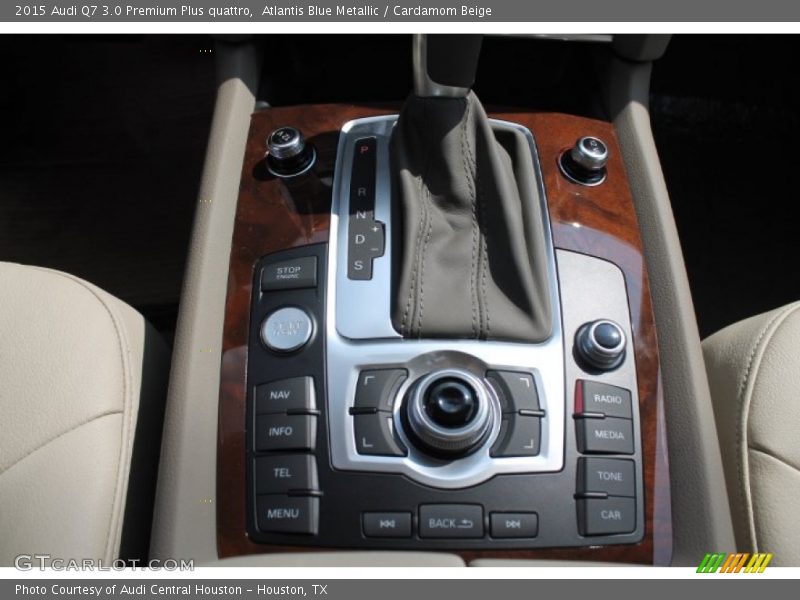Atlantis Blue Metallic / Cardamom Beige 2015 Audi Q7 3.0 Premium Plus quattro