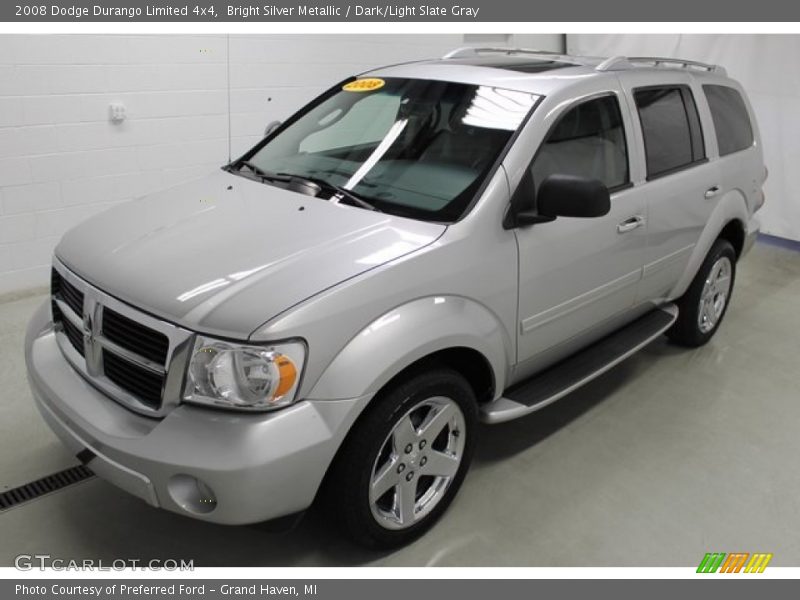 Bright Silver Metallic / Dark/Light Slate Gray 2008 Dodge Durango Limited 4x4