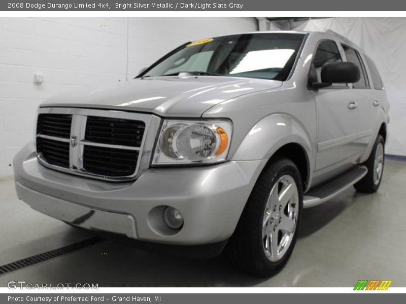 Bright Silver Metallic / Dark/Light Slate Gray 2008 Dodge Durango Limited 4x4
