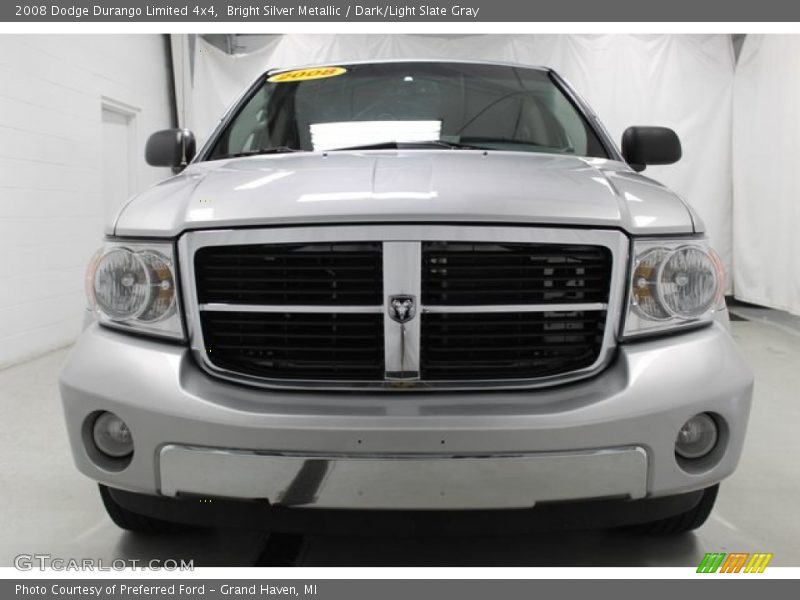 Bright Silver Metallic / Dark/Light Slate Gray 2008 Dodge Durango Limited 4x4