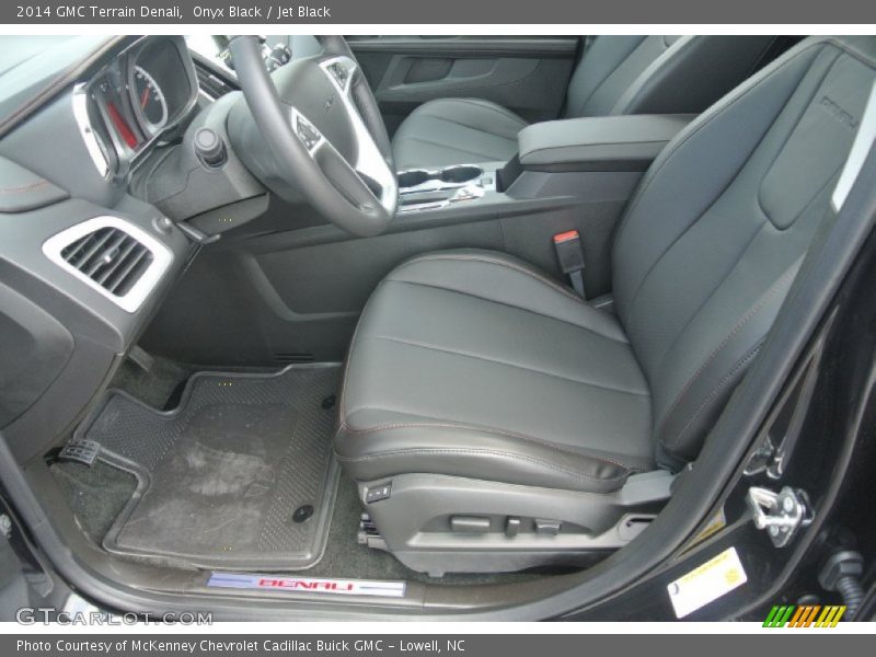 Front Seat of 2014 Terrain Denali