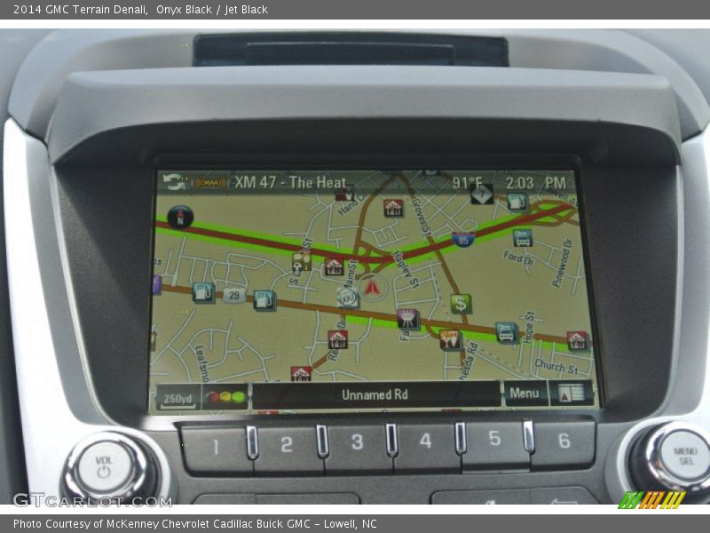 Navigation of 2014 Terrain Denali