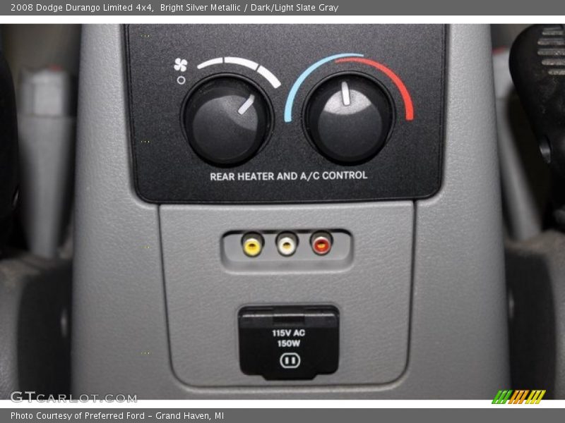 Bright Silver Metallic / Dark/Light Slate Gray 2008 Dodge Durango Limited 4x4