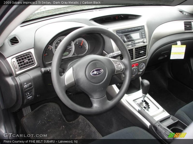 Dark Gray Metallic / Carbon Black 2009 Subaru Impreza 2.5i Sedan