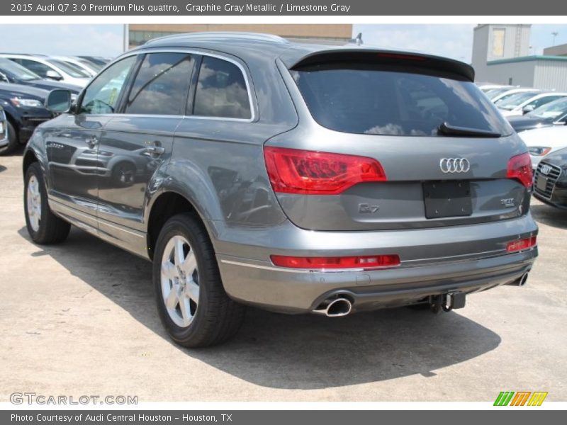 Graphite Gray Metallic / Limestone Gray 2015 Audi Q7 3.0 Premium Plus quattro