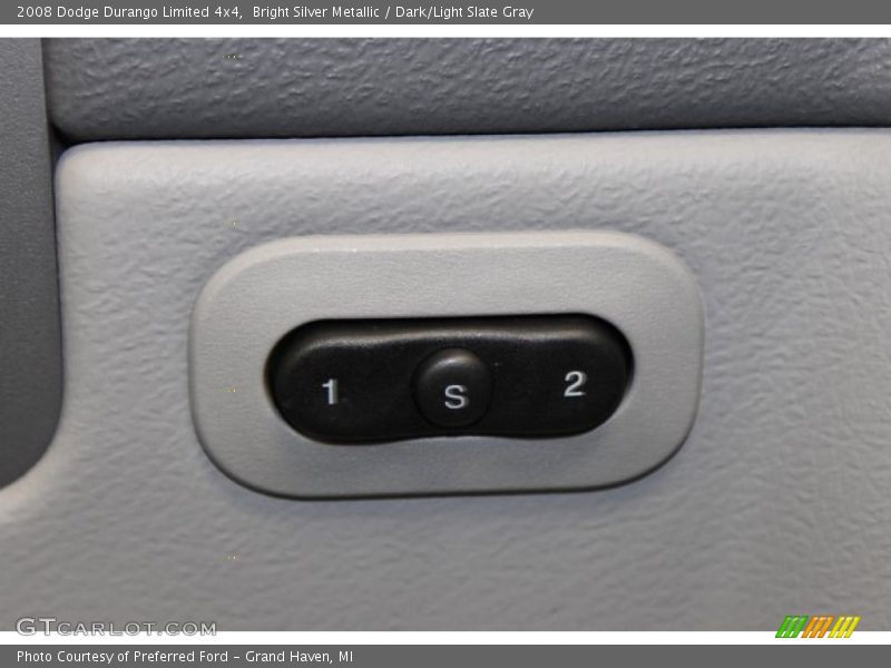 Bright Silver Metallic / Dark/Light Slate Gray 2008 Dodge Durango Limited 4x4
