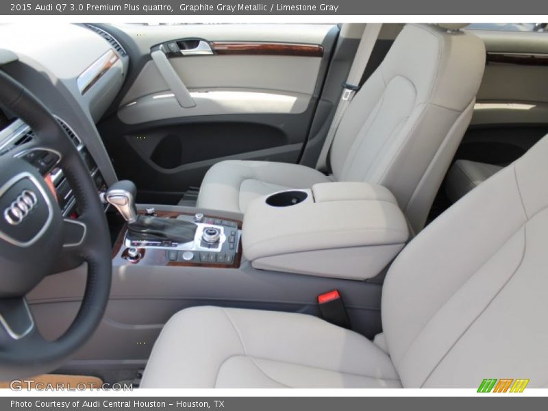 Graphite Gray Metallic / Limestone Gray 2015 Audi Q7 3.0 Premium Plus quattro