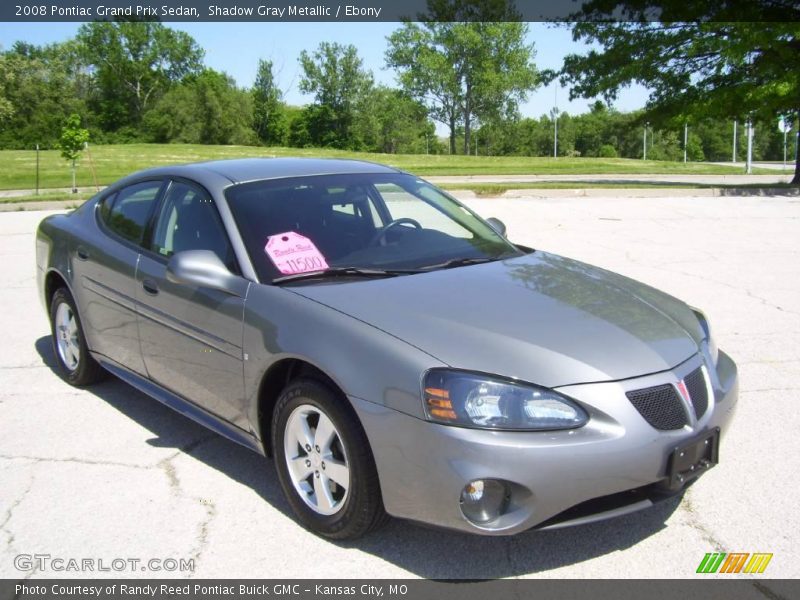 Shadow Gray Metallic / Ebony 2008 Pontiac Grand Prix Sedan