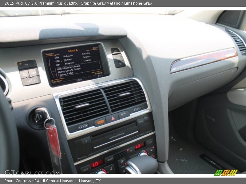 Graphite Gray Metallic / Limestone Gray 2015 Audi Q7 3.0 Premium Plus quattro