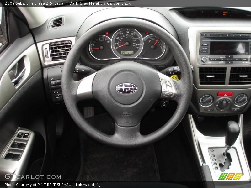Dark Gray Metallic / Carbon Black 2009 Subaru Impreza 2.5i Sedan