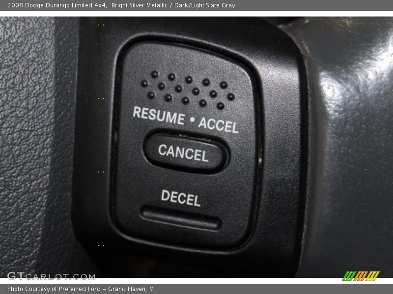 Bright Silver Metallic / Dark/Light Slate Gray 2008 Dodge Durango Limited 4x4