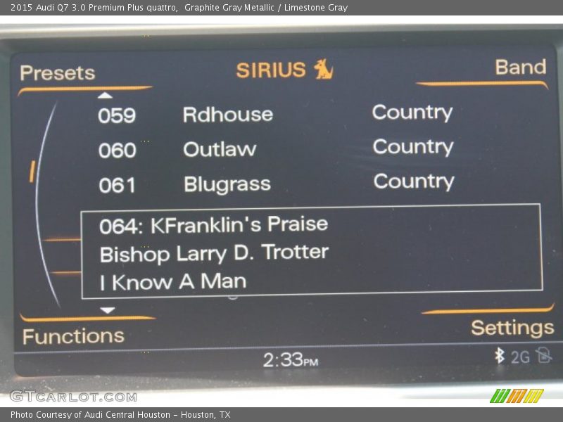 Graphite Gray Metallic / Limestone Gray 2015 Audi Q7 3.0 Premium Plus quattro